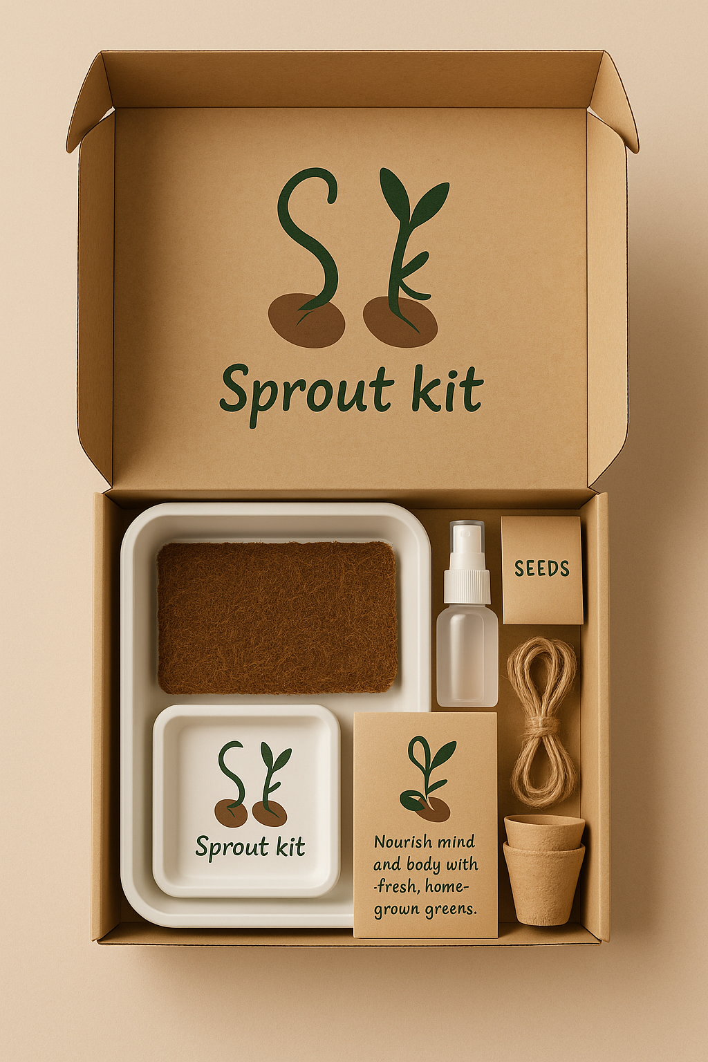 SproutKit Premium — The Aesthetic Microgreens Experience