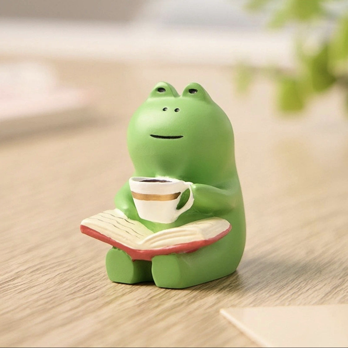 Mr Frog on a chair
