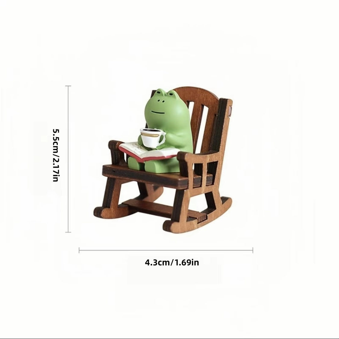 Mr Frog on a chair